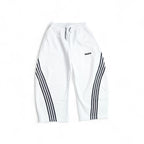 SALVTN- WIDE LEG - ATHLEISURE PANTS (WHITE) (UNISEX)