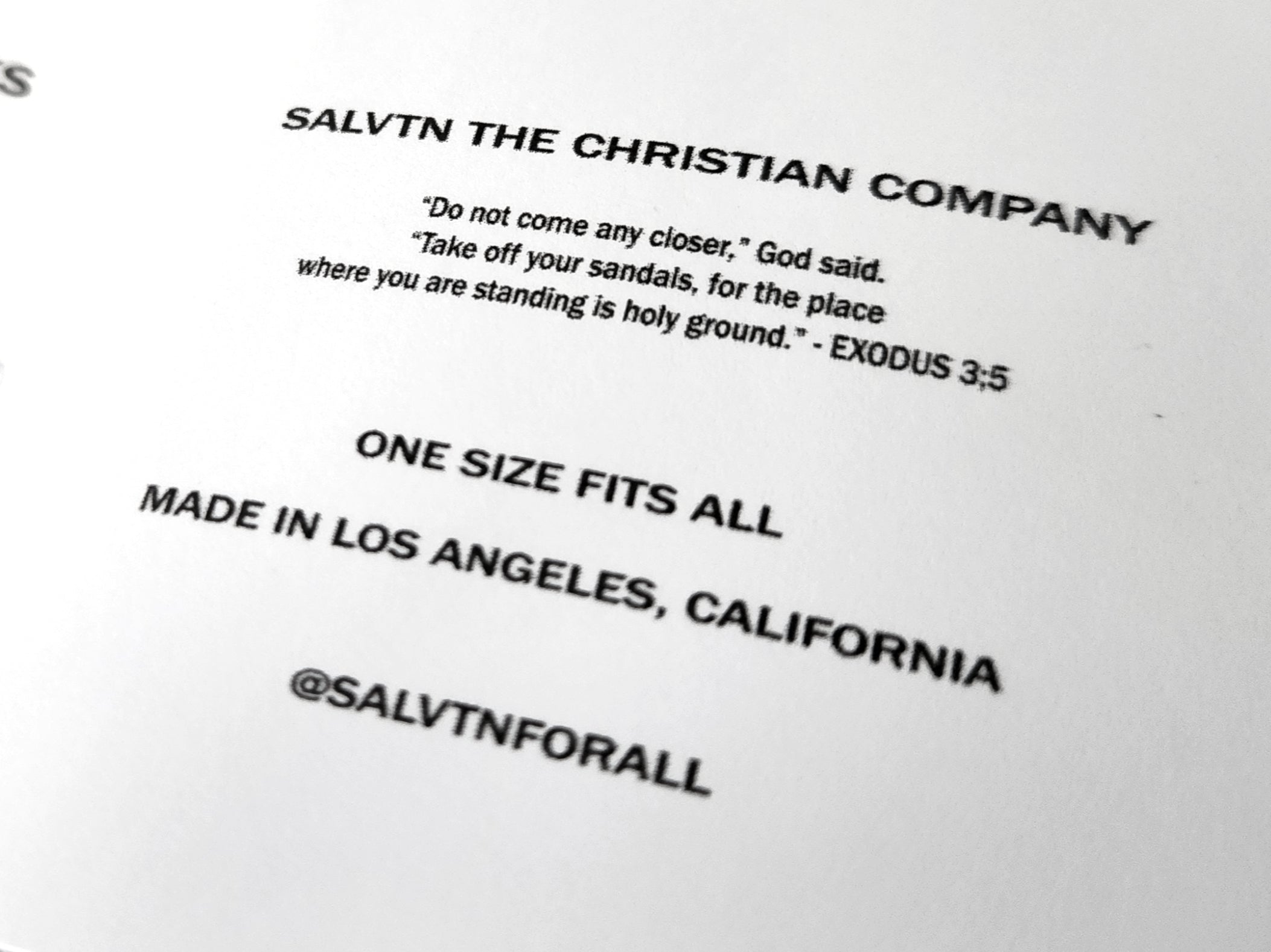 SALVTN SOCKS- CROSS (BLACK)