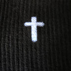 SALVTN SOCKS- CROSS (BLACK)