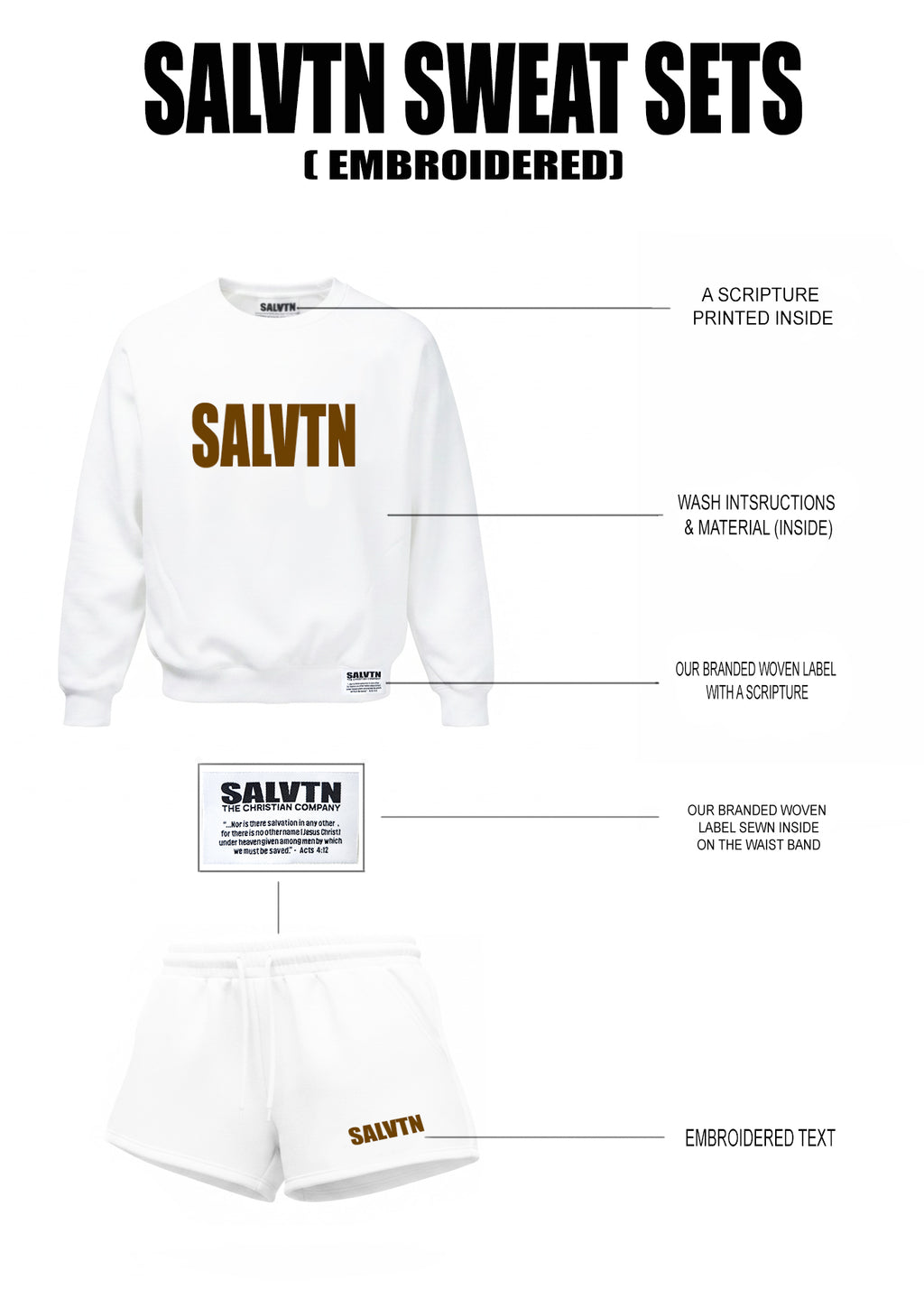 SALTVN SWEAT SET (CARMEL)