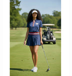 SALVTN- TENNIS / GOLF SET ( NAVY)