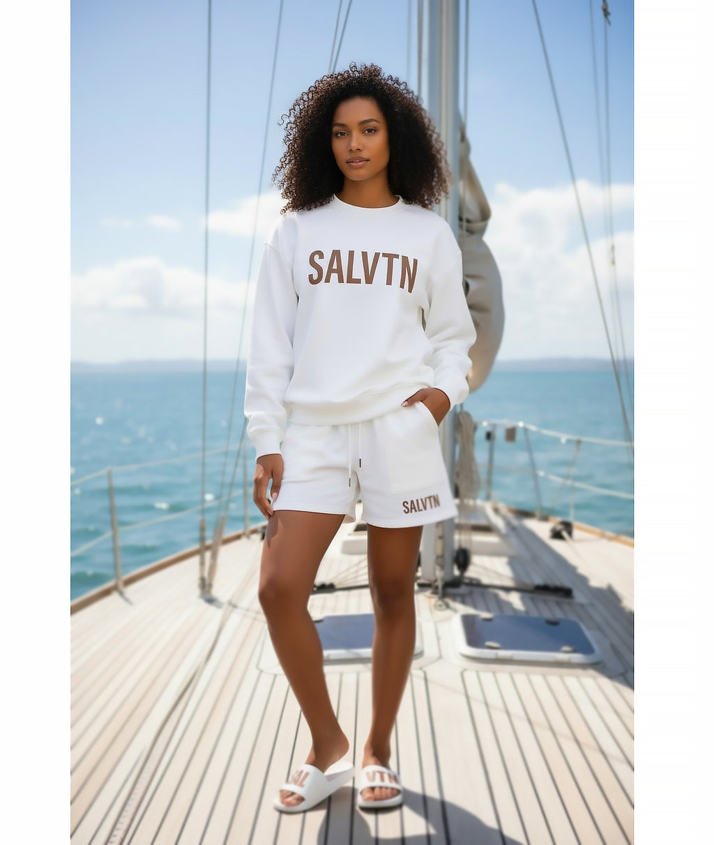 SALTVN SWEAT SET (CARMEL)