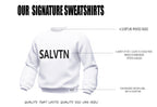 SALVTN SWEATSHIRT ( ORANGE/NEON GREEN)