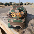 SALVTN HAT- REPENT ( ARMY FATIGUE )