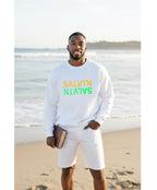 SALVTN SWEATSHIRT ( ORANGE/NEON GREEN)