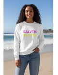 SALVTN SIGNATURE SWEATSHIRT- (PINK/YELLOW)