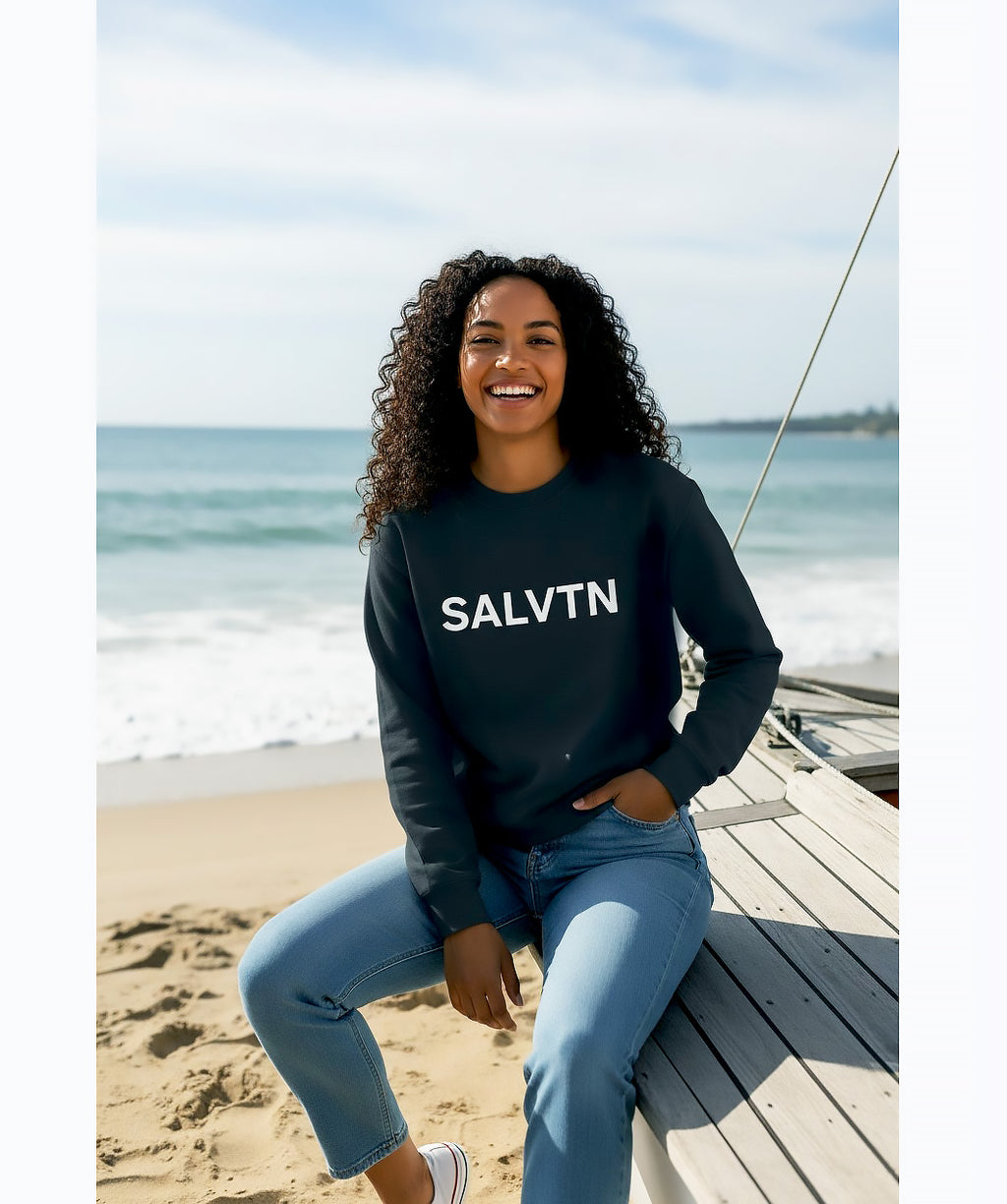 SALVTN SWEATSHIRT (BLCK)