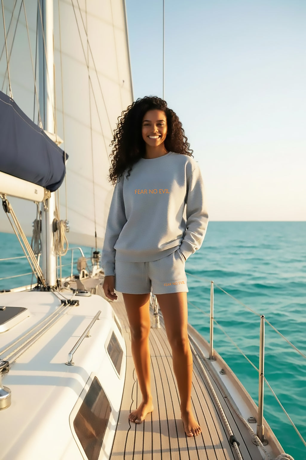 SALVTN- SWEAT SET (GREY)