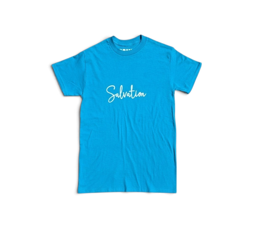 SALVTN TROPICAL TEE (AQUA)